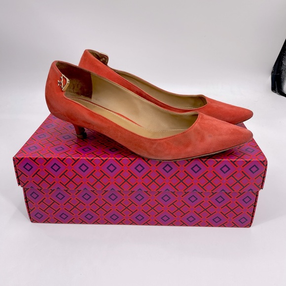 💕SALE💕 Tory Burch Elizabeth Poppy Orange - Picture 5 of 10